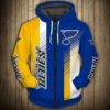 St Louis Blues 1 Zip Hoodie 3D