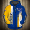 St Louis Blues 1 Zip Hoodie 3D