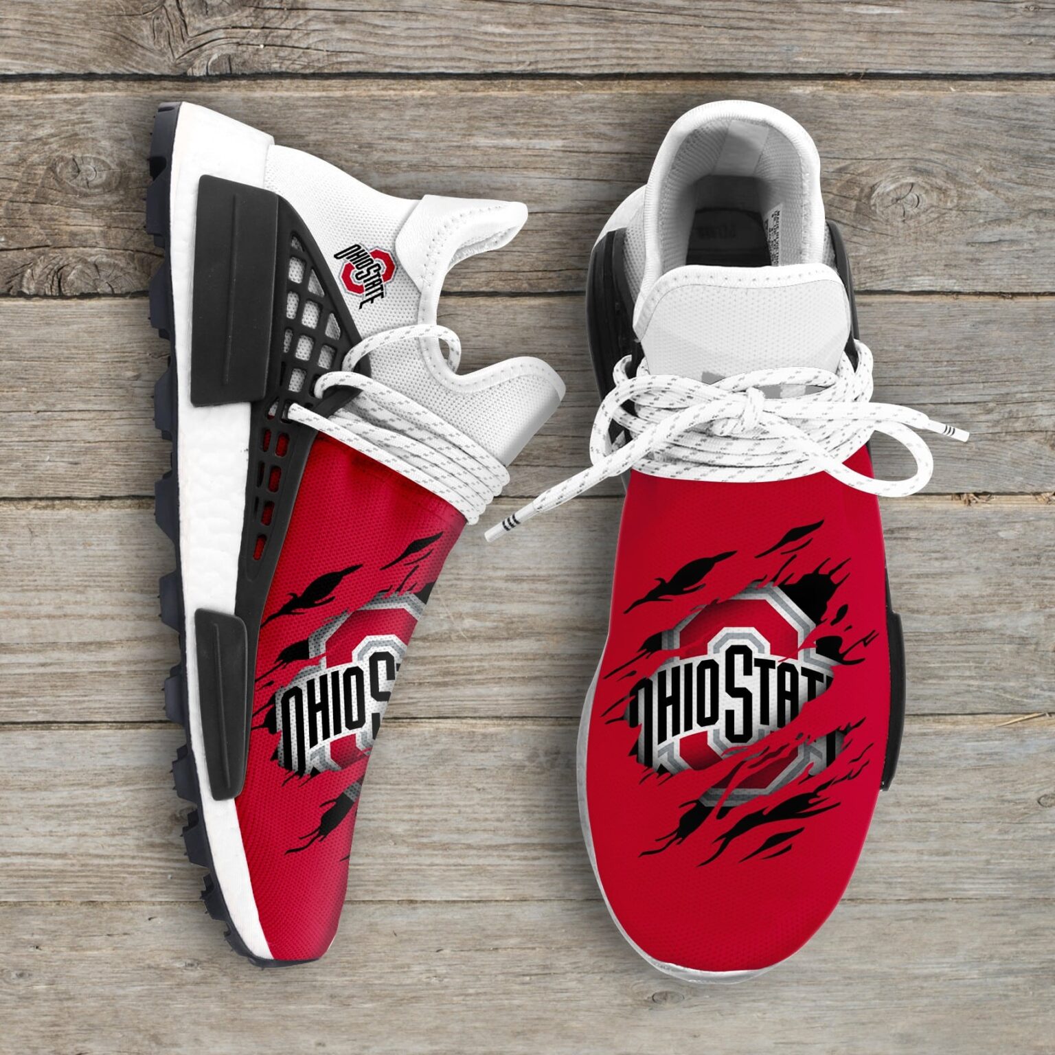 Ohio State Buckeyes Nmd Human Shoes 1 Ohio State Buckeyes Nmd Human Shoes