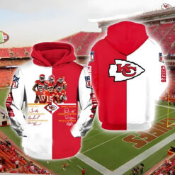 Kansas City Chiefs Zip Hoodie 3D