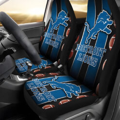 Detroit Lions 1 Seat Covers