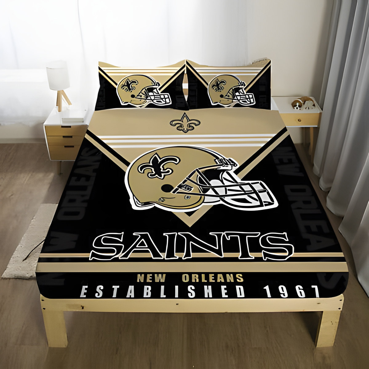 New Orleans Saints 2 Bedding Set