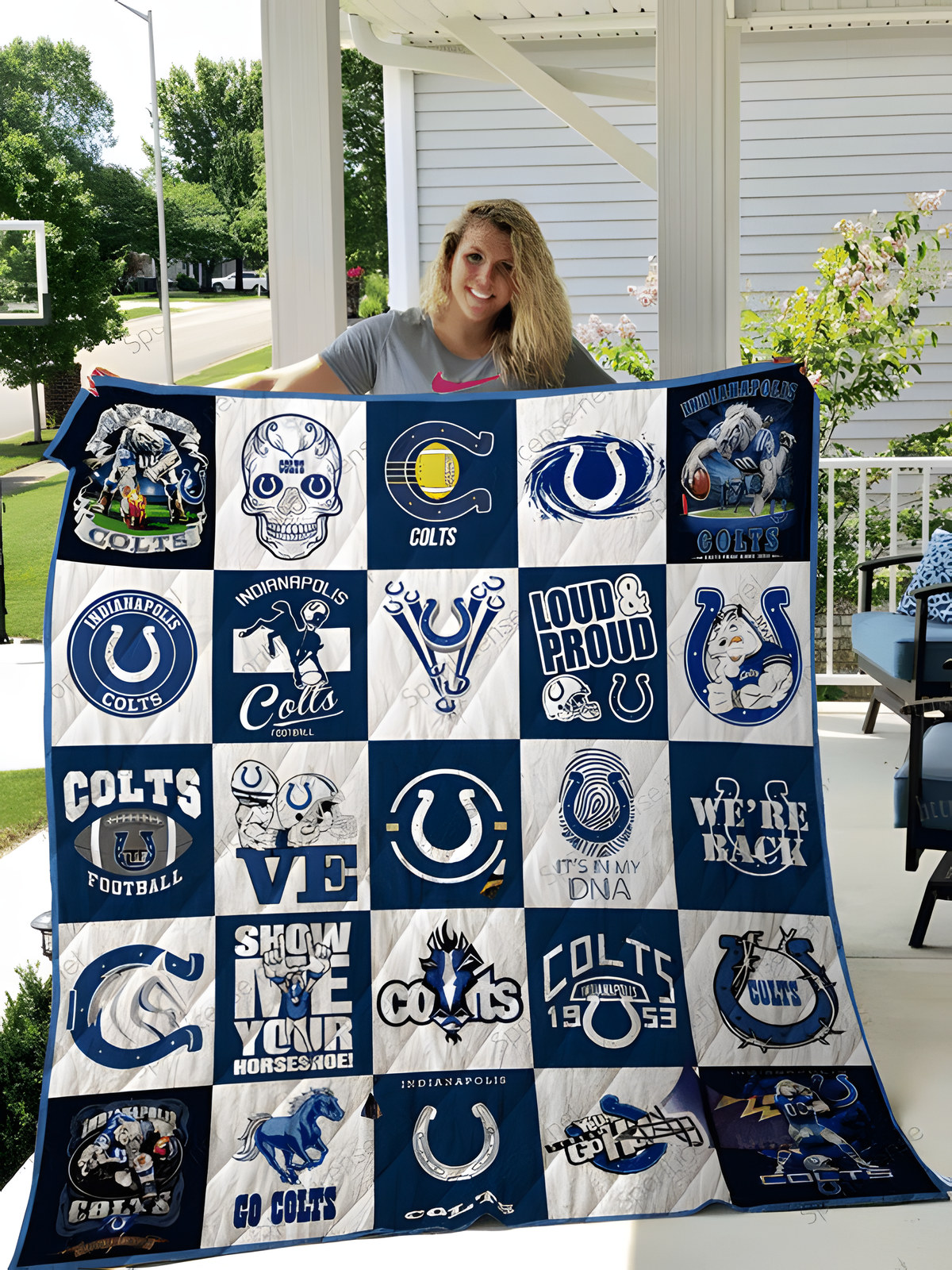 Indianapolis Colts Quilt
