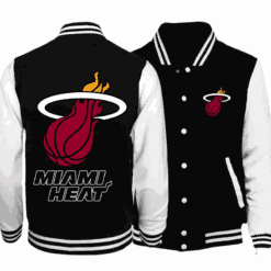 Miami Heat Baseball Jacket