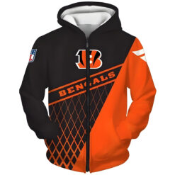 Cincinnati Bengals 5 Zip Hoodie 3D