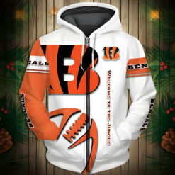 Cincinnati Bengals 6 Zip Hoodie 3D