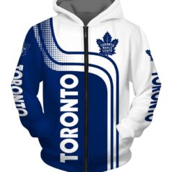 Toronto Maple Leafs Zip Hoodie 3D