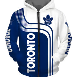 Toronto Maple Leafs Zip Hoodie 3D