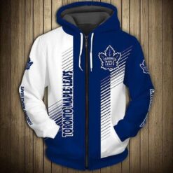 Toronto Maple Leafs 2 Zip Hoodie 3D