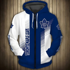 Toronto Maple Leafs 2 Zip Hoodie 3D