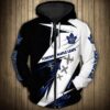 Toronto Maple Leafs 3 Zip Hoodie 3D