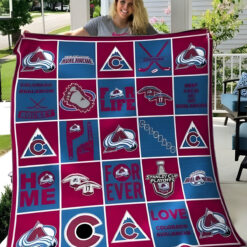 Colorado Avalanche Quilt