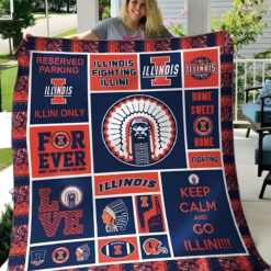 Illinois Fighting Illini Quilt