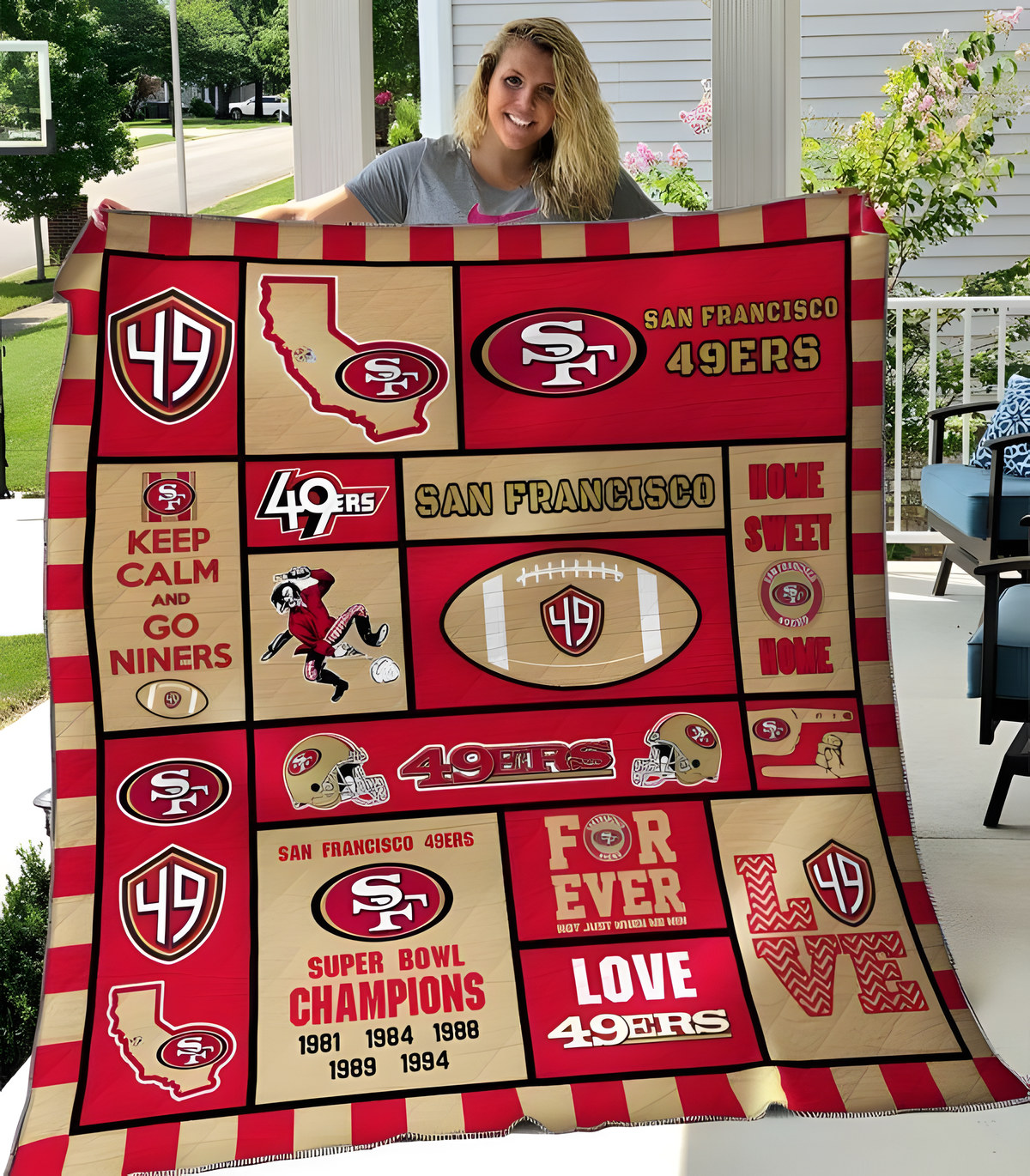 San Francisco 49Ers 2 Quilt