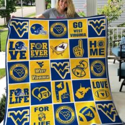 West Virginia Mountaineers 1 Quilt