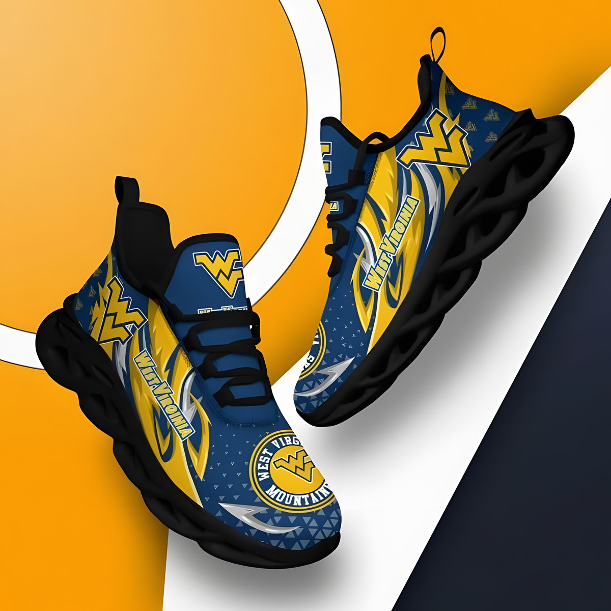 West Virginia Mountaineers Max Soul Shoes