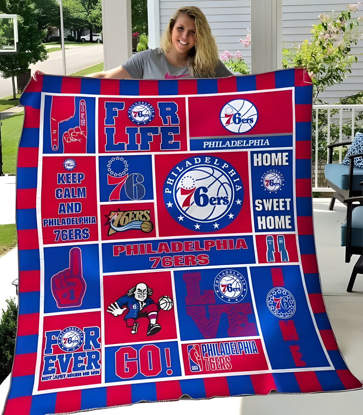 Philadelphia 76Ers 2 Quilt