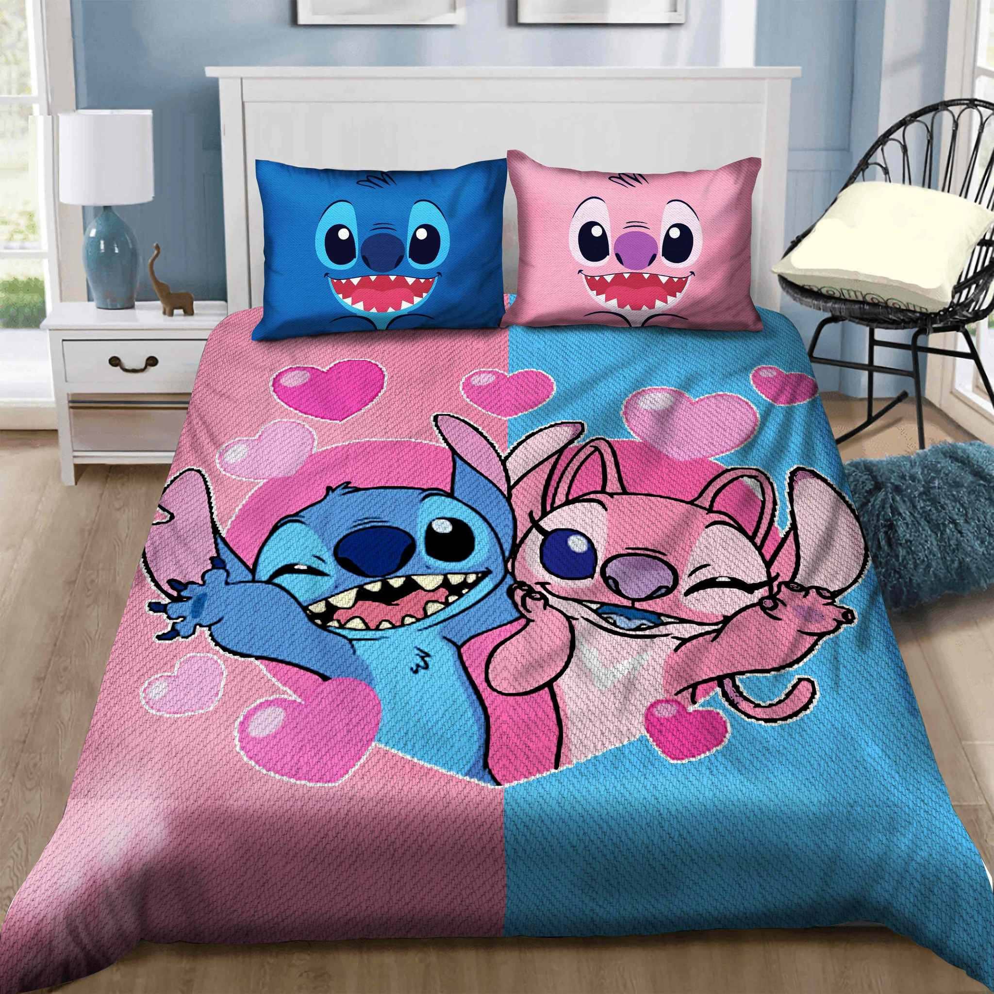 Stitch Funny Lover Bedding Set 1 Stitch Funny Lover Bedding Set