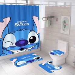Stitch Bathroom Shower Curtain
