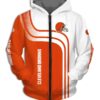 Cleveland Browns 2 Zip Hoodie 3D