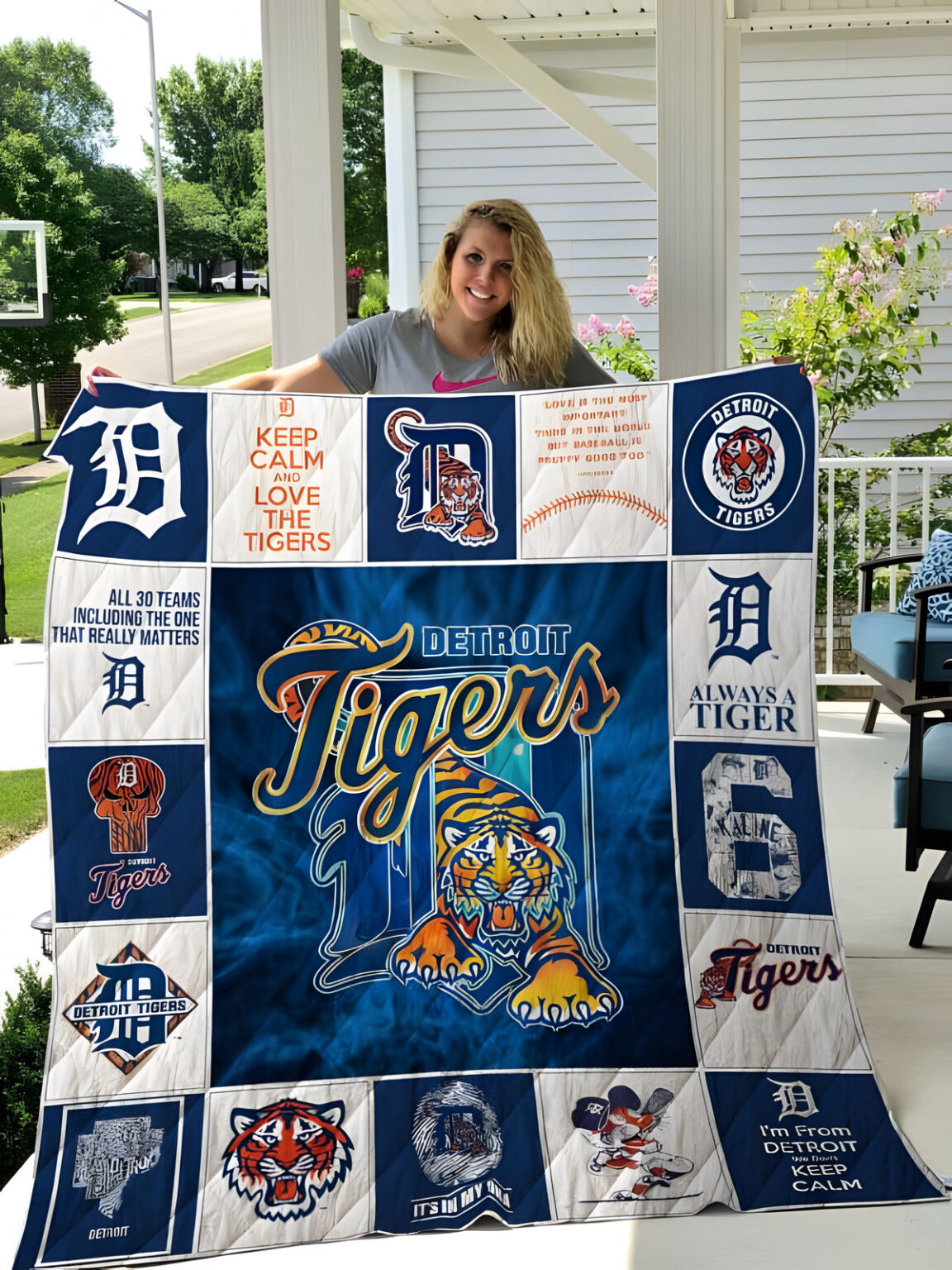Detroit Tigers 1G Quilt 1 Detroit Tigers 1G Quilt
