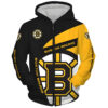 Boston Bruins Zip Hoodie 3D