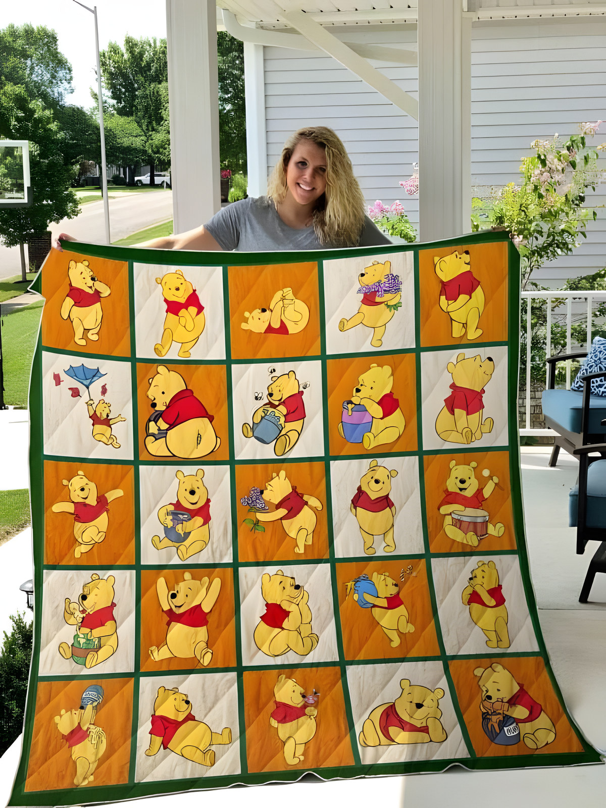 Pooh Bear Winnie The Pooh 4G Quilt