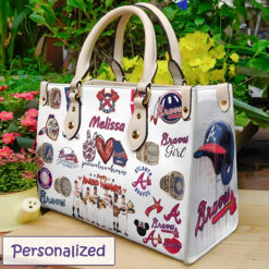 Atlanta Braves Leather Handbag