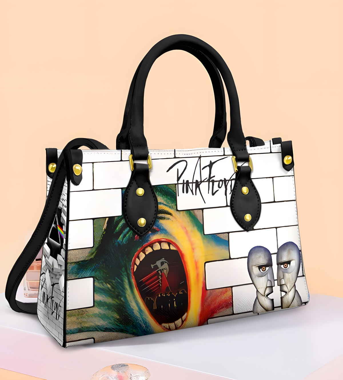 Pink Floyd Leather Handbag
