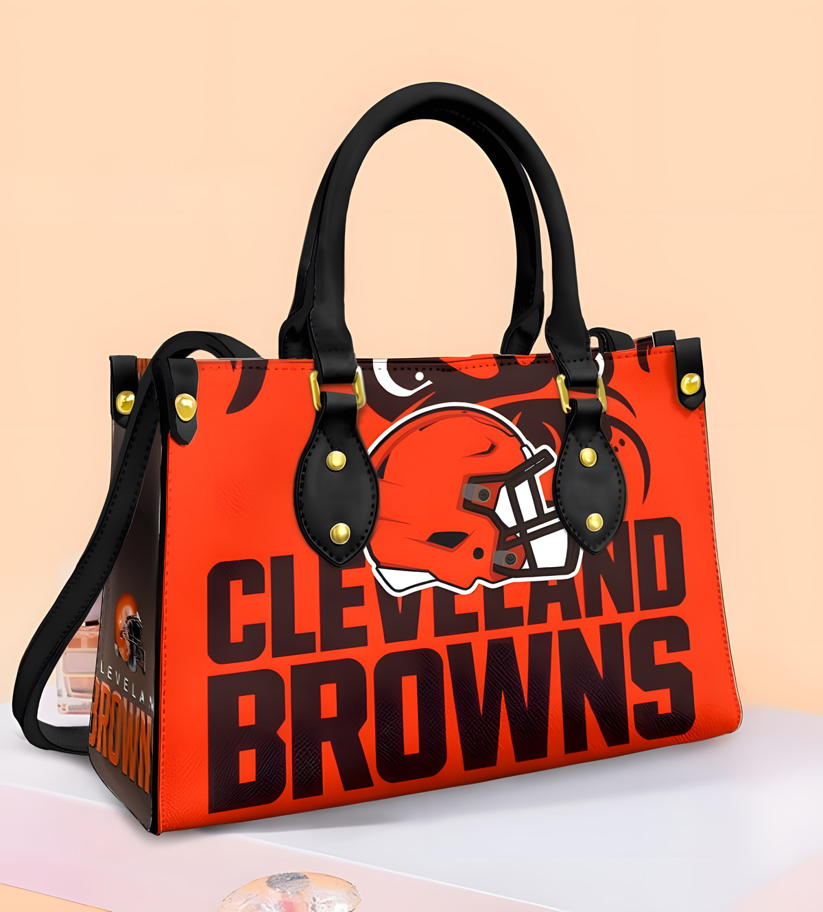 Cleveland Browns Leather Handbag