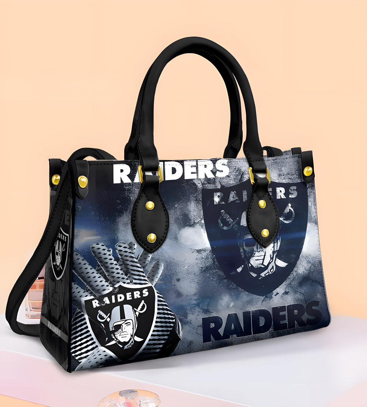 Las Vegas Raiders Leather Handbag
