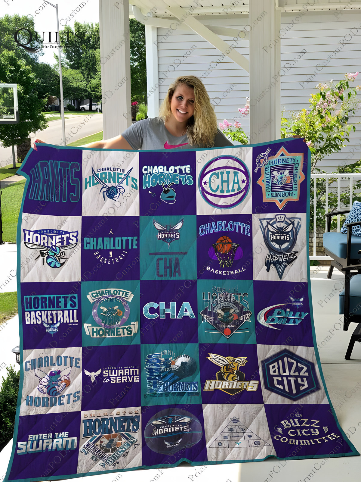 Charlotte Hornets Quilt