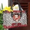 Betty Boop Black Leather Handbag