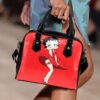 Betty Boop Leather Shoulder Leather Handbag