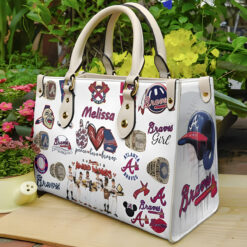 Atlanta Braves Leather Handbag