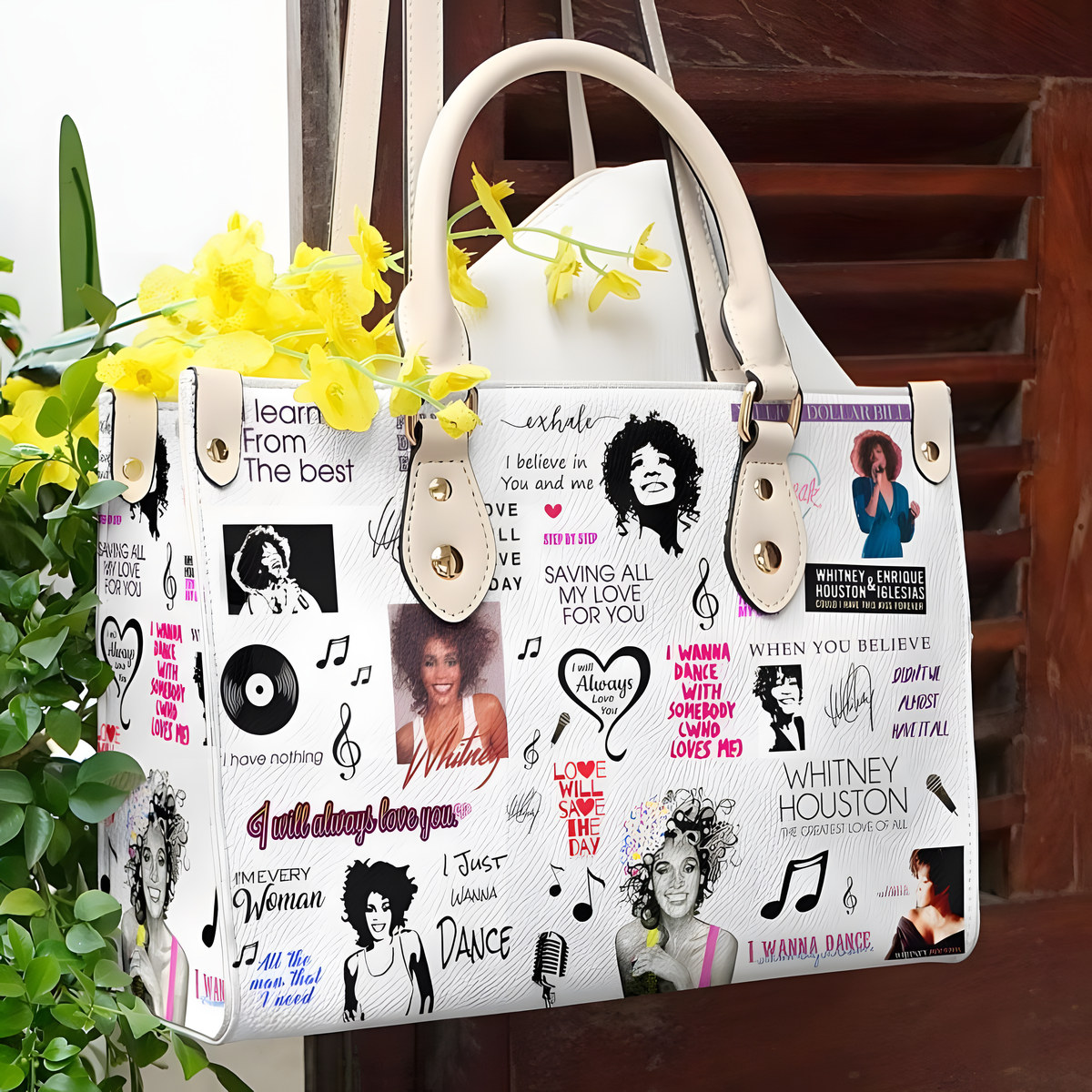Whitney Houston A 11 Leather Handbag