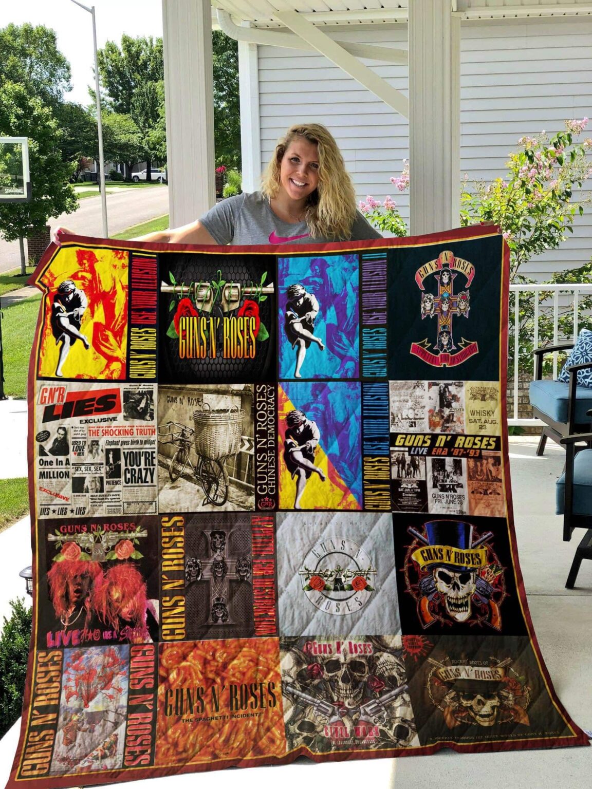 Guns N' Roses Lover Quilt 1 Guns N' Roses Lover Quilt