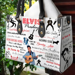 Elvis Presley 001 Leather Handbag