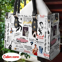 Elvis Presley 4V Leather Handbag