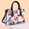 Louisville Cardinals 1G White Leather Handbag