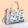 Seattle Seahawks White Leather Handbag 2