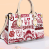 Oklahoma Sooners Lover Leather Handbag