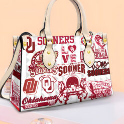 Oklahoma Sooners Lover Leather Handbag