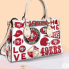 San Francisco 49Ers Lover Leather Handbag