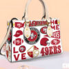 San Francisco 49Ers Lover Leather Handbag