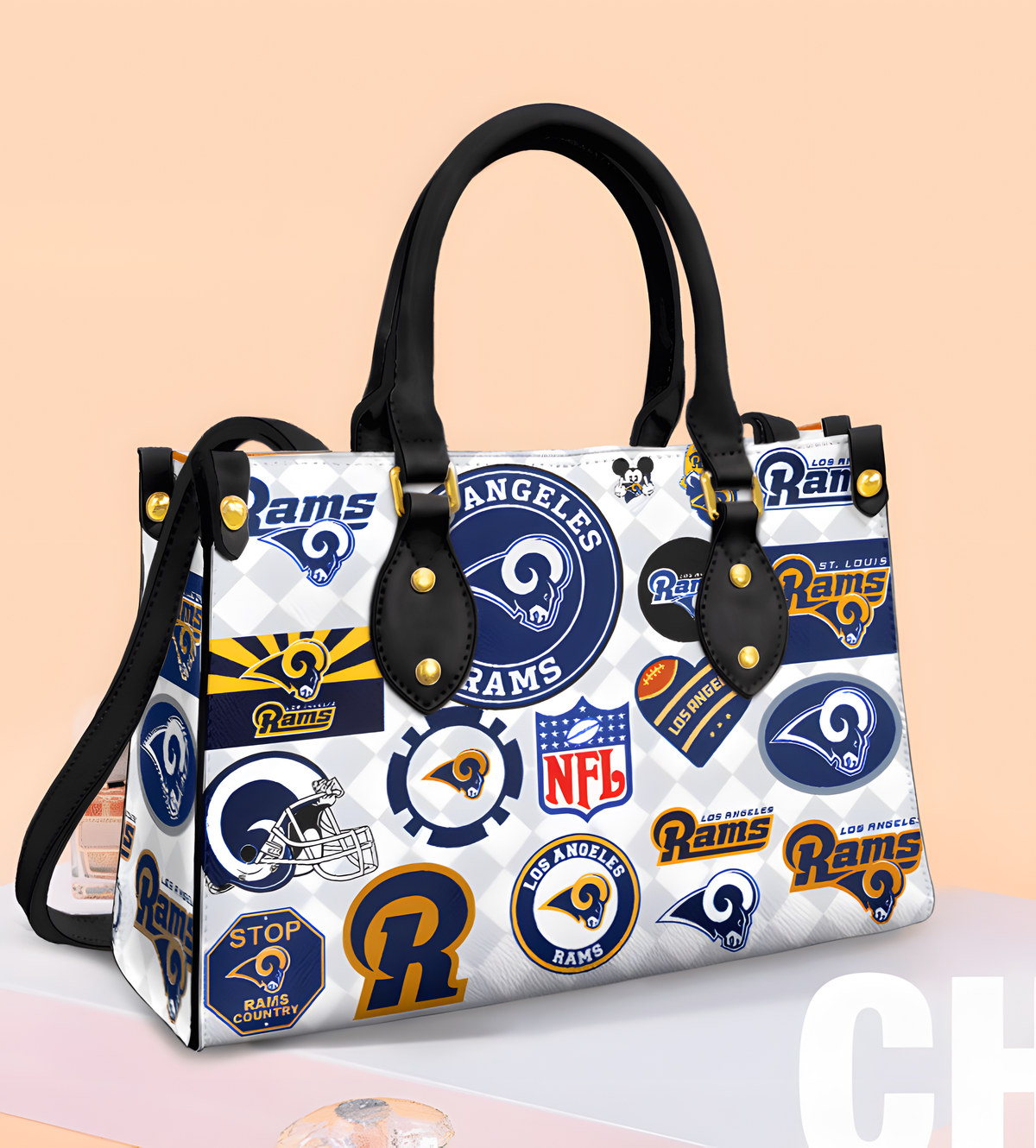 Los Angeles Rams Leather Handbag