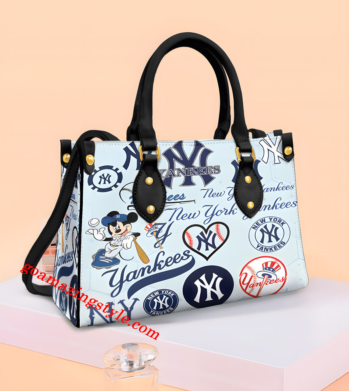 New York Yankees 01A Leather Handbag