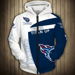 Tennessee Titans 1G Zip Hoodie 3D