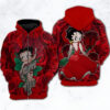 Betty Boop 1G Zip Hoodie 3D