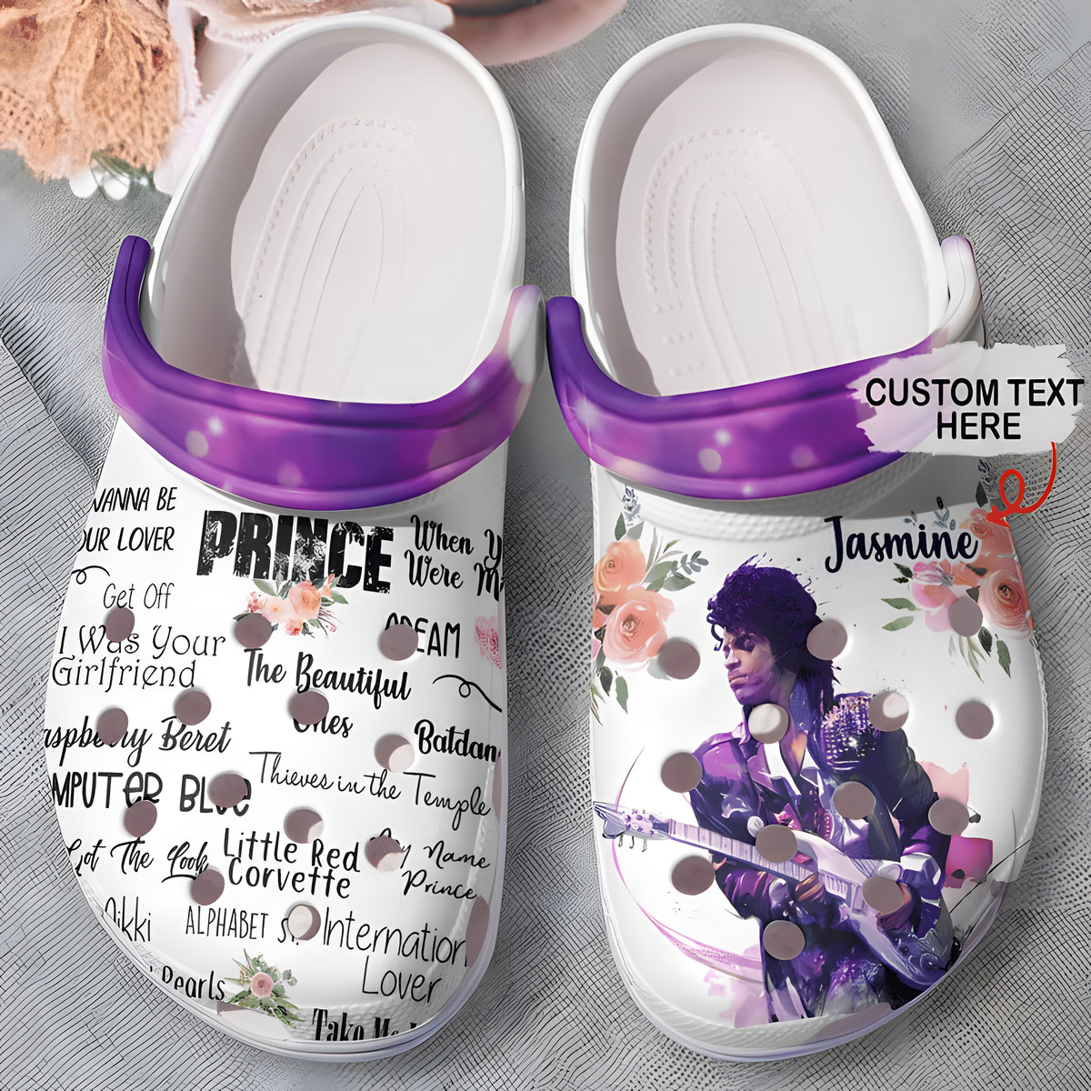 Prince Purple Lover Soft Clogs